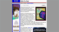 Desktop Screenshot of giftsfordad.us